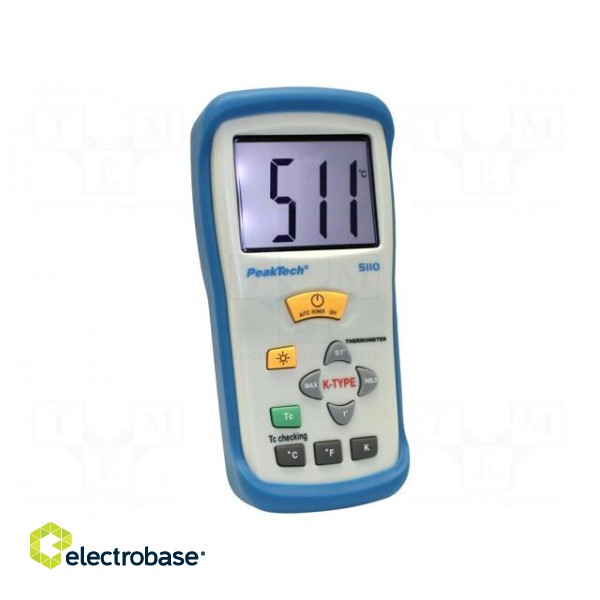 Meter: temperature | digital | LCD | 3,5 digit (1999) | -50÷1300°C