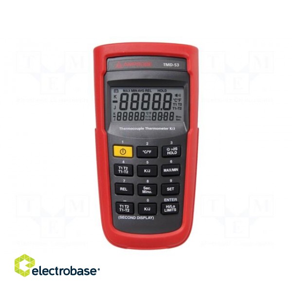 Meter: temperature | digital | LCD | 5 digits (99999) | -200÷1350°C