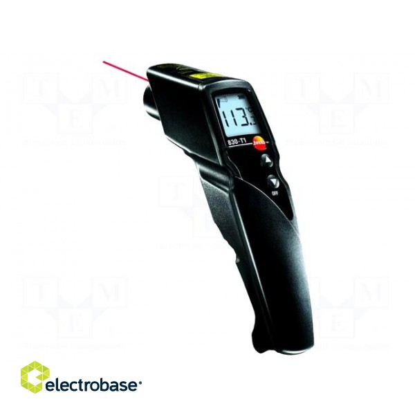 Infrared thermometer | -30÷400°C | Opt.resol: 10: 1 | ε: 0,1÷1