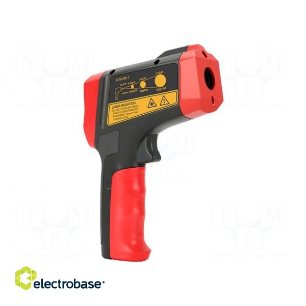 Infrared thermometer | colour,LCD | -32÷1300°C | Accur.(IR): ±1.5°C image 5
