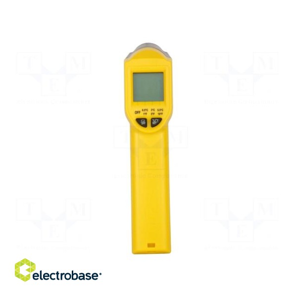 Infrared thermometer | LCD | -38÷520°C | Accur: ±3°C | ±3% | Unit: °C,°F paveikslėlis 2