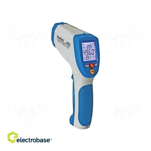 Infrared thermometer | LCD | -50÷1200°C | Accur.(IR): ±(1%+1°C)