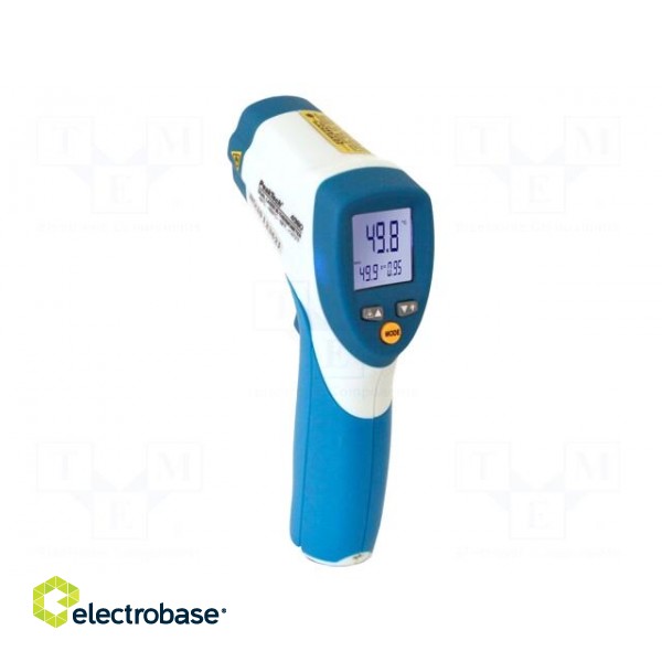 Infrared thermometer | LCD | 3,5 digit | -50÷800°C | Opt.resol: 20: 1