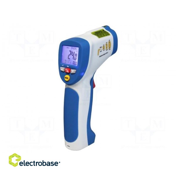 Infrared thermometer | LCD | 3,5 digit | -50÷850°C | -50÷1370°C