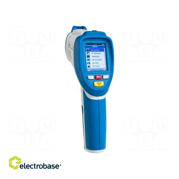 Infrared thermometer | LCD TFT 2,2" | 640x480 | -50÷2200°C | ε: 0,1÷1