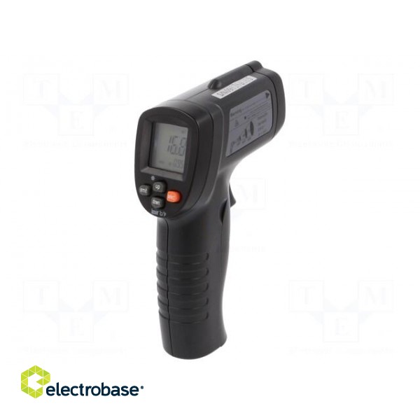 Infrared thermometer | LCD,with a backlit | -20÷550°C | ε: 0,1÷1 фото 1