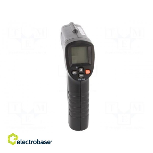 Infrared thermometer | LCD,with a backlit | -20÷550°C | ε: 0,1÷1 image 8