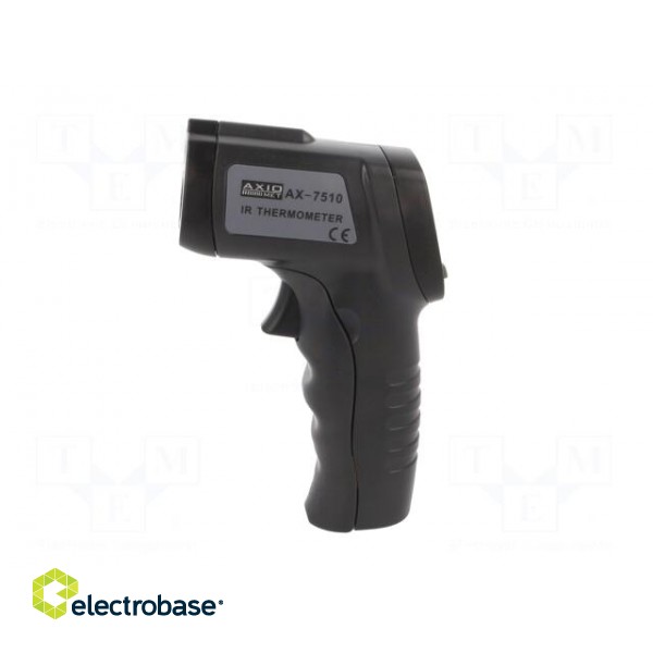 Infrared thermometer | LCD,with a backlit | -20÷550°C | ε: 0,1÷1 image 6