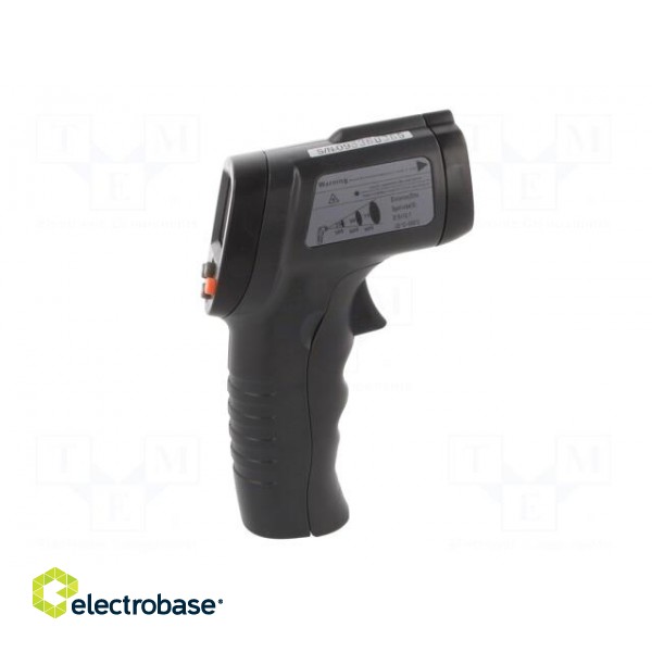 Infrared thermometer | LCD,with a backlit | -20÷550°C | ε: 0,1÷1 фото 10