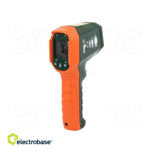 Infrared thermometer | LCD,with a backlit | -20÷650°C | ε: 0,1÷1 фото 1