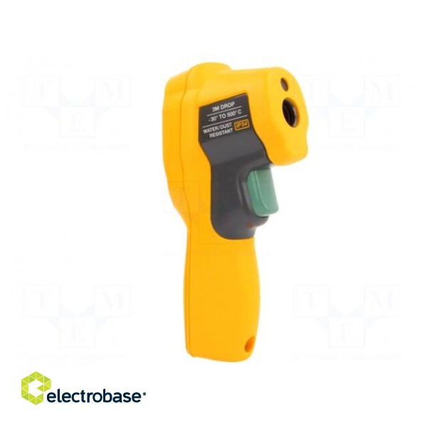 Infrared thermometer | LCD,with a backlit | -30÷500°C | ε: 0,1÷1 фото 6