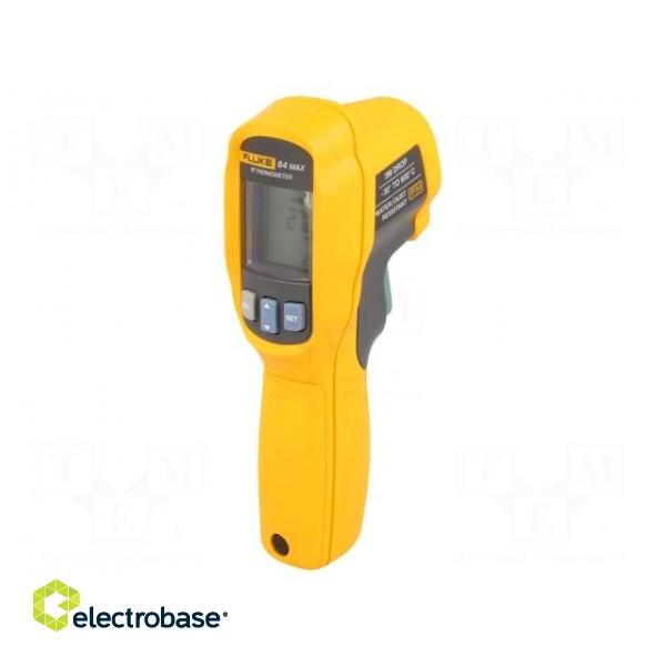 Infrared thermometer | LCD,with a backlit | -30÷600°C | ε: 0,1÷1 image 1