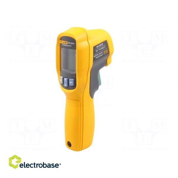 Infrared thermometer | LCD,with a backlit | -30÷600°C | ε: 0,1÷1 image 5