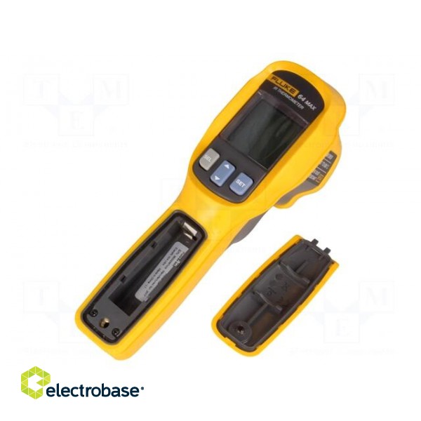 Infrared thermometer | LCD,with a backlit | -30÷600°C | ε: 0,1÷1 image 2