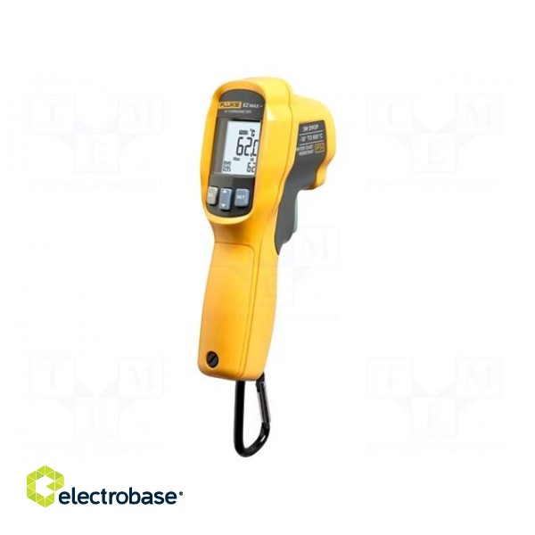 Infrared thermometer | LCD,with a backlit | -30÷650°C | ε: 0,1÷1