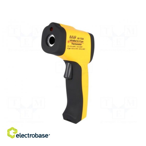 Infrared thermometer | LCD,with a backlit | -32÷480°C | ε: 0,1÷1 image 2