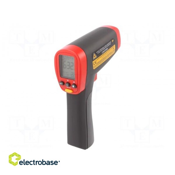 Infrared thermometer | LCD,with a backlit | -32÷650°C | ε: 0,1÷1 фото 1