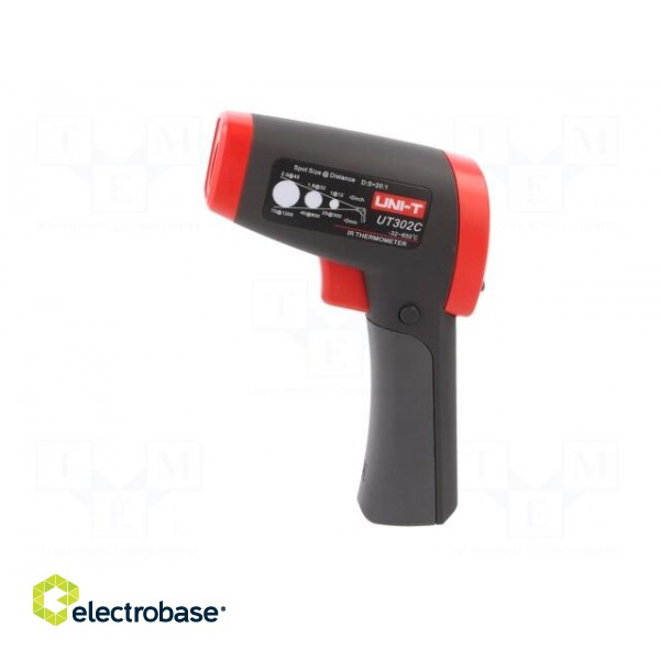 Infrared thermometer | LCD,with a backlit | -32÷650°C | ε: 0,1÷1 фото 9