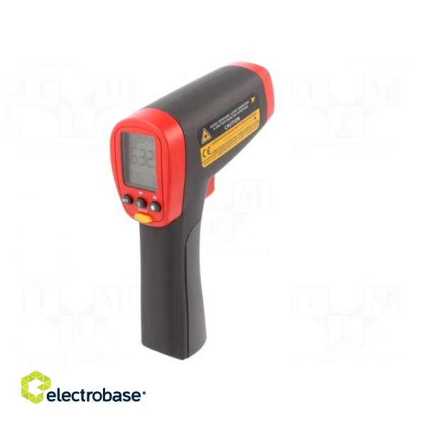 Infrared thermometer | LCD,with a backlit | -32÷650°C | ε: 0,1÷1 фото 4
