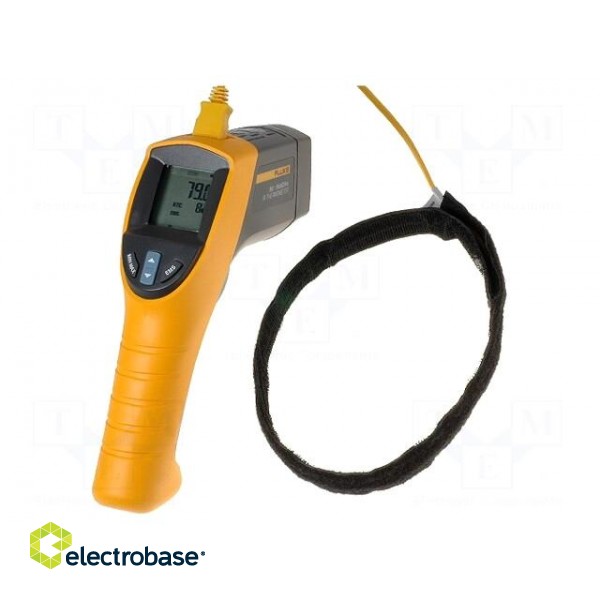 Infrared thermometer | LCD,with a backlit | -40÷550°C | ≤1.5m image 1