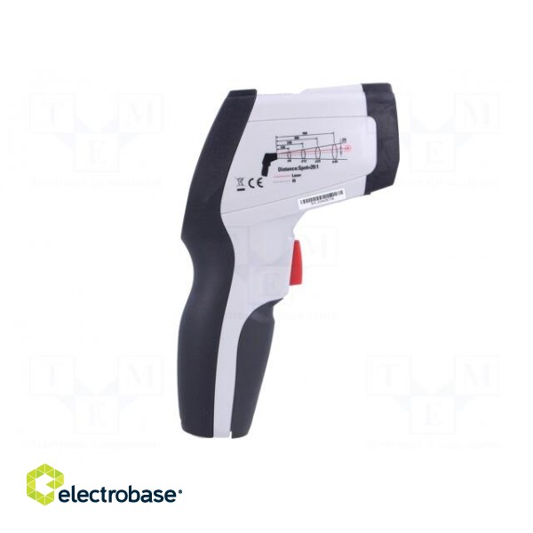 Infrared thermometer | LCD,with a backlit | -50÷1000°C | ε: 0,1÷1 image 10