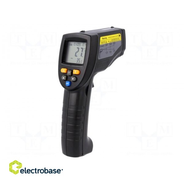 Infrared thermometer | LCD,with a backlit | -50÷1150°C | ε: 0,1÷1 фото 1