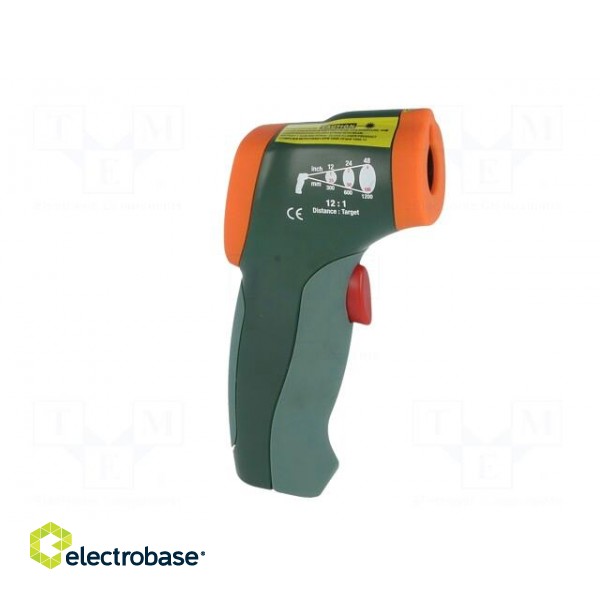 Infrared thermometer | LCD,with a backlit | -50÷650°C | ε: 0,1÷1 paveikslėlis 4