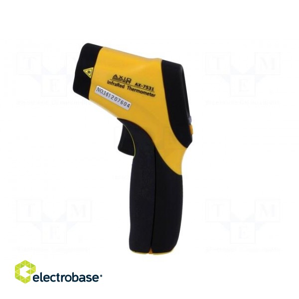Infrared thermometer | LCD,with a backlit | -50÷800°C | ε: 0,1÷1 фото 3