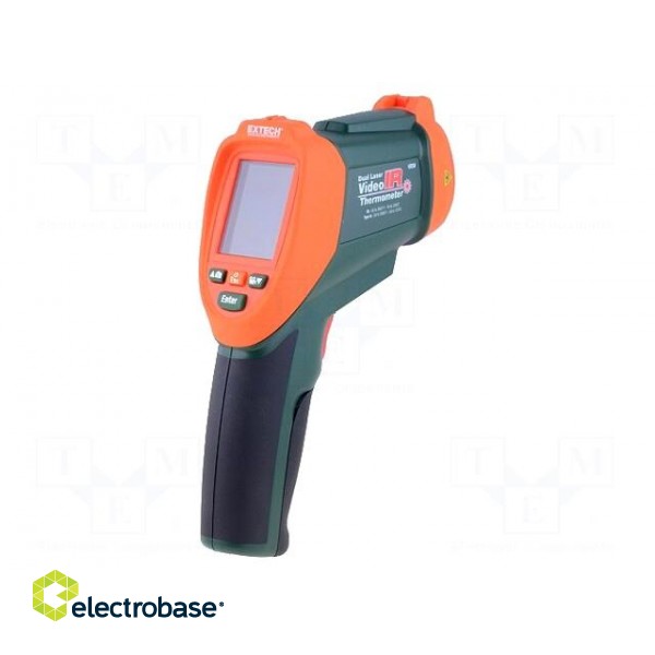 Video-infrared thermometer | colour,LCD TFT 2,2" | 320x240 | ±1%