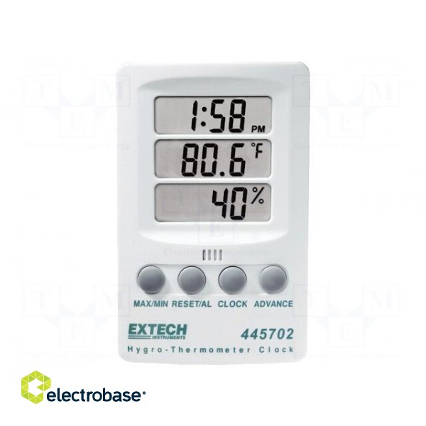 Thermo-hygrometer | -10÷60°C | 10÷85%RH | Accur: ±1°C