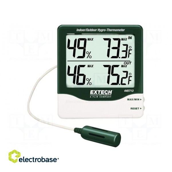 Thermo-hygrometer | -10÷60°C | 10÷99%RH | Accur: ±1°C