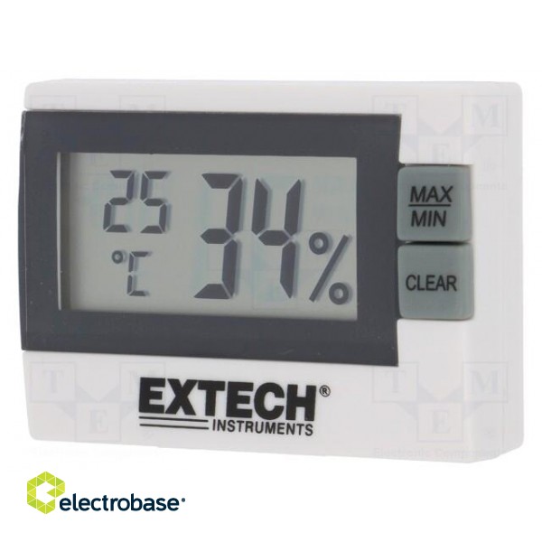 Thermo-hygrometer | -10÷60°C | 10÷99%RH | Accur: ±1°C image 1