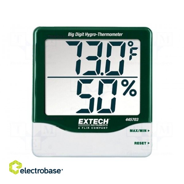 Thermo-hygrometer | -10÷60°C | 10÷99%RH | Accur: ±1°C | Unit: °C,°F