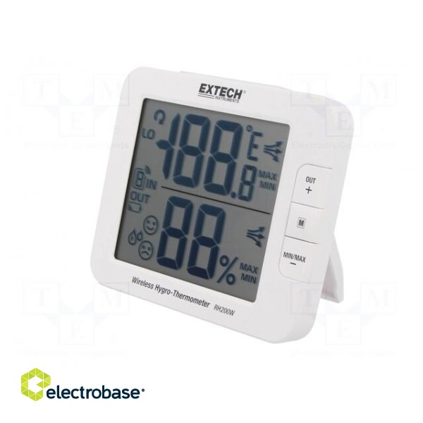 Meter: thermo-hygrometer | LCD 1.3" | -5÷50°C | Accur: ±1%,±1,0°C paveikslėlis 2