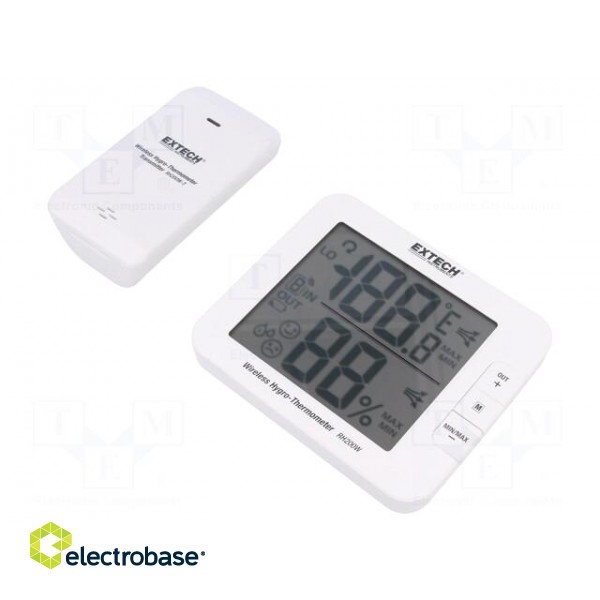 Meter: thermo-hygrometer | LCD 1.3" | -5÷50°C | Accur: ±1%,±1,0°C paveikslėlis 1