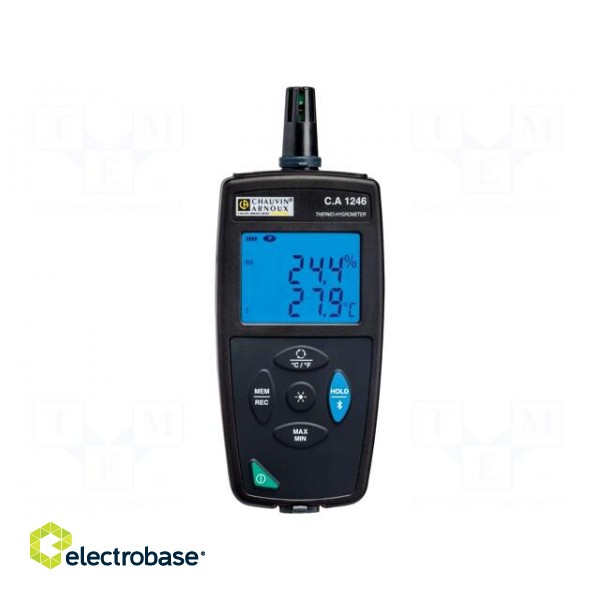 Thermo-hygrometer | LCD | -10÷60°C | 3÷98%RH | ±(0.5%+1digit) | 0.1°C image 1