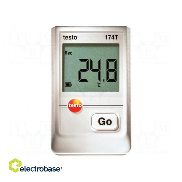 Data logger | temperature | ±0.5°C@(-30°C÷70°C) | Temp: -30÷70°C