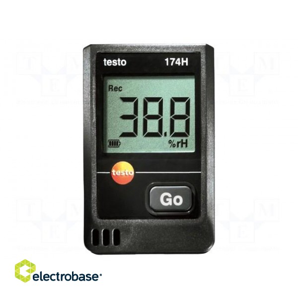 Data logger | temperature,humidity | Temp: -30÷70°C | 60x38x18.5mm