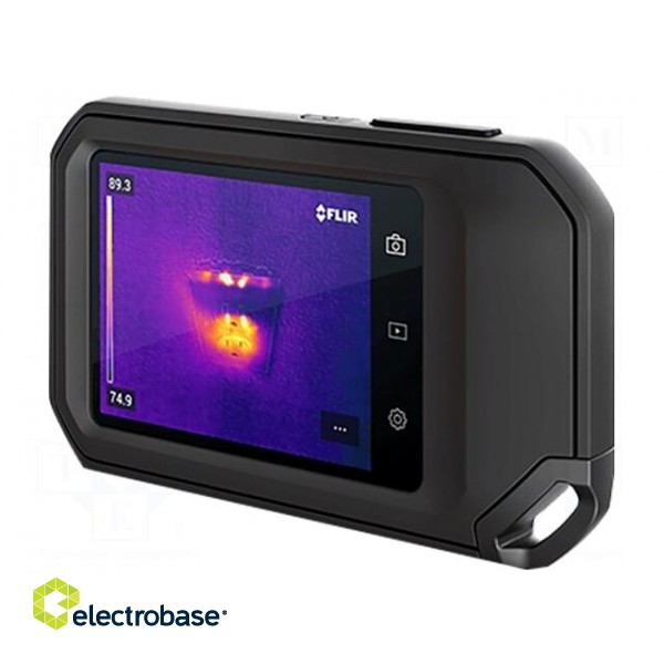Infrared camera | colour,LCD 3,5" | 128x96 | -20÷300°C | IP54 | ≤70mK image 6