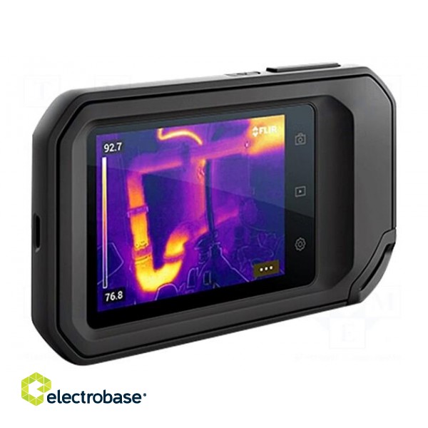 Infrared camera | colour,LCD 3,5" | 128x96 | -20÷300°C | IP54 | ≤70mK image 7