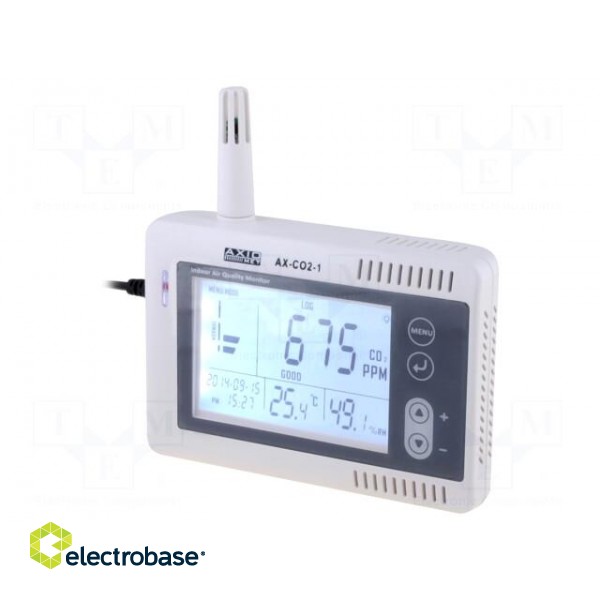 Meter: CO2, temperature and humidity | Range: 300÷3000ppm ( CO2) image 1