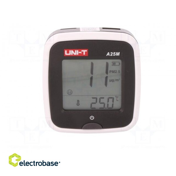 Meter: counter | Range: 0÷500ug/m3 | -10÷50°C | Display: LCD 2" image 5