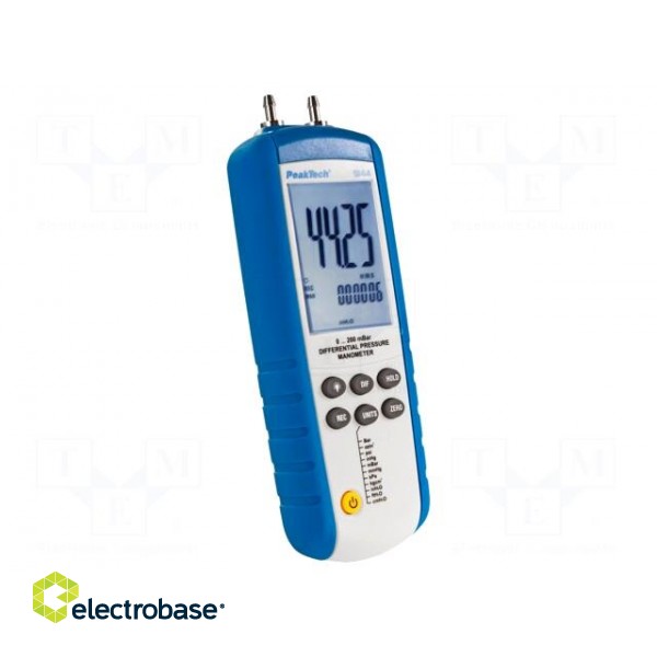 Manometer | 0÷200mbar | LCD | ±0.3% | Interface: USB | Illumin: yes image 6