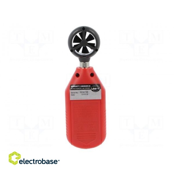 Thermoanemometer | 0÷30m/s | -10÷50°C | Equipment: batteries фото 7