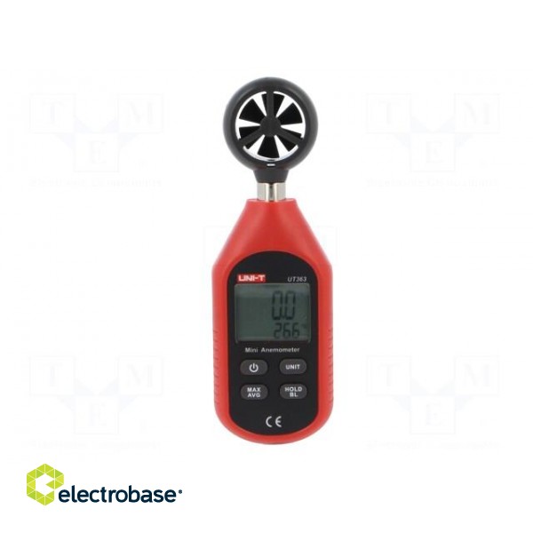 Thermoanemometer | 0÷30m/s | -10÷50°C | Equipment: batteries фото 3