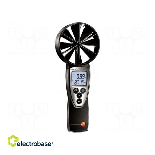 Thermoanemometer | Velocity measuring range: 0.3÷20m/s | 0÷50°C фото 2