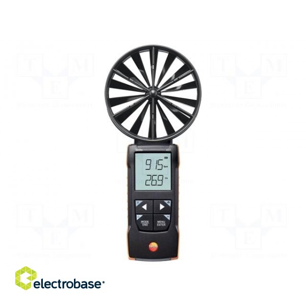 Thermoanemometer | Velocity measuring range: 0.3÷20m/s | 0÷50°C фото 1