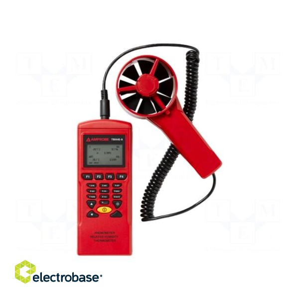 Thermoanemometer | LCD | Velocity measuring range: 0.4÷32m/s