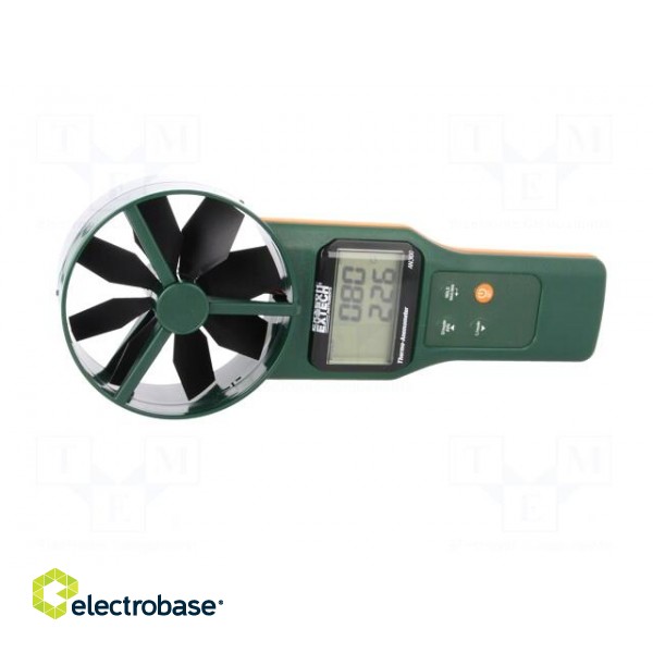 Thermoanemometer | LCD (4000),with a backlit | 0,2÷30m/s image 2