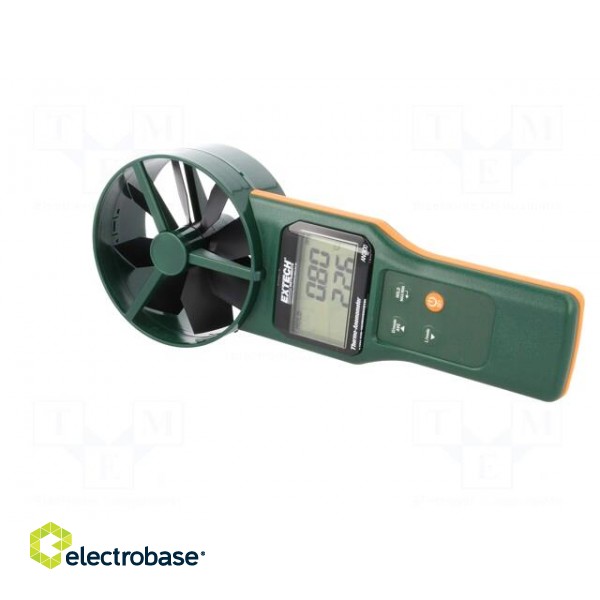 Thermoanemometer | LCD (4000),with a backlit | 0,2÷30m/s фото 3